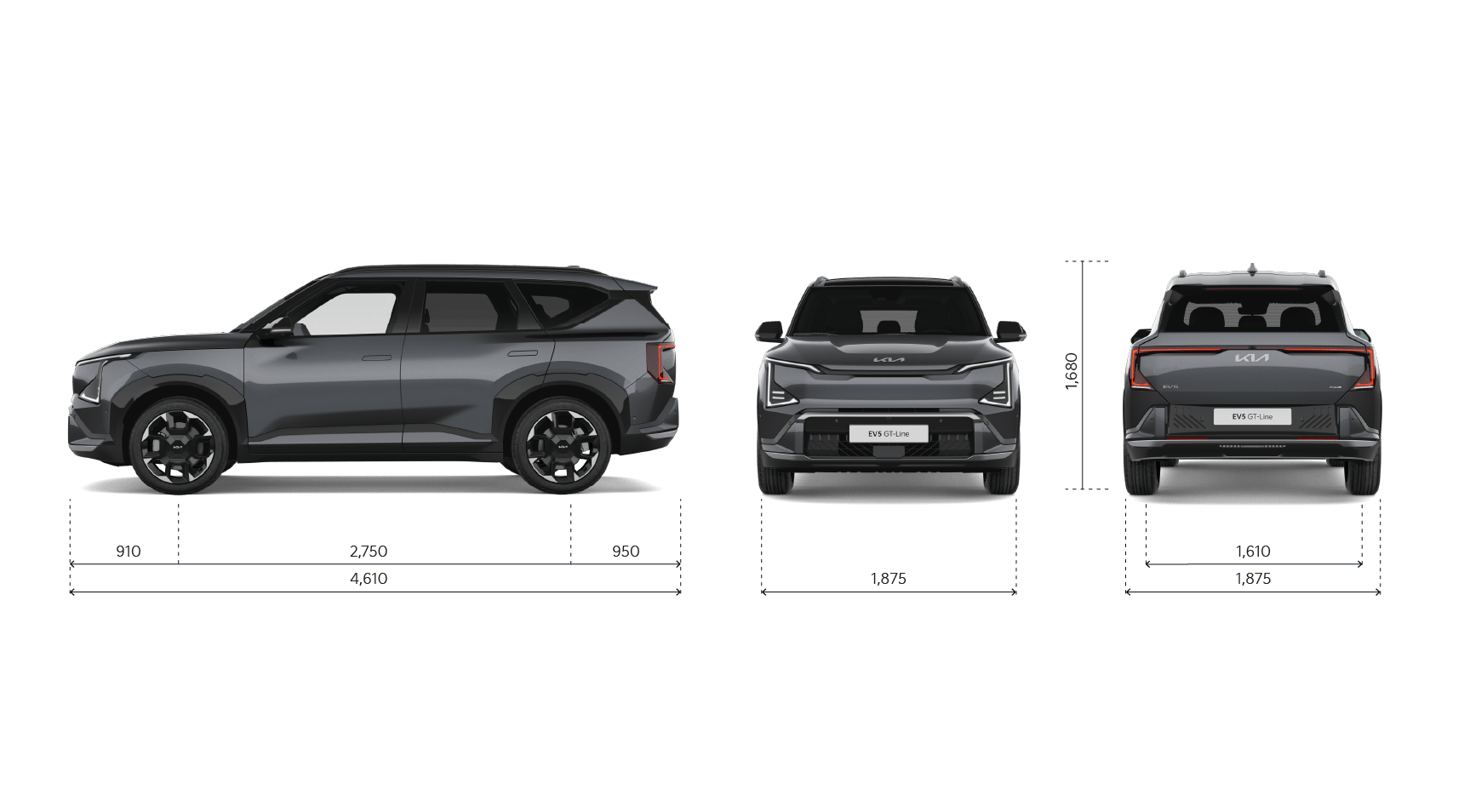 Kia EV4 Dimensions - all
